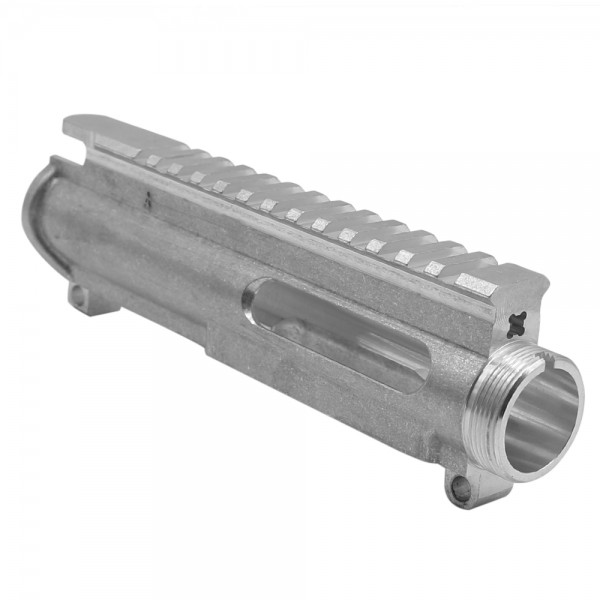 AR-15 Circle Slick Side Upper Receiver - Forged M4 Flat Top RAW (Multi Cal)