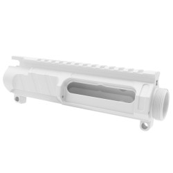 AR-15/47/9/300 Billet Stripped Mod 1 Upper Receiver (Made In USA) - Cerakote White