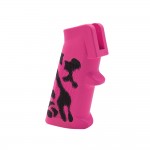 CERAKOTE CAMO| AR-15/10 A2 Style Pistol Grip w/ Screw & Lock Washer| Black and Cerakote Pink