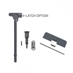 AR-10/LR-308 Standard Charging Handle with Forward Assist and Ejection Cover Door Cerakote Sniper Grey LATCH OPTION AR-10/LR-308 Standard Charging Handle with Forward Assist and Ejection Cover Door Cerakote Sniper Grey LATCH OPTION