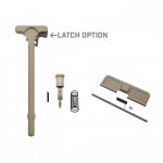 AR-15 Charging Handle Forward Assist and Ejection Cover Door COMBO Cerakote FDE with LATCH OPTION