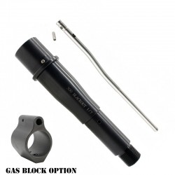 300 Black AAC 5'' Pistol Length Barrel 1:7 Twist Nitride and Micro Gas Tube W/ Gas Block Options (Made in USA)