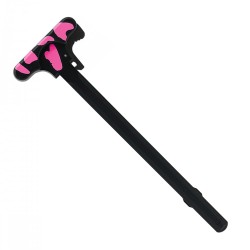 CERAKOTE CAMO| AR-15 Tactical Charging Handle| Black and Pink CERAKOTE CAMO| AR-15 Tactical Charging Handle| Black and Pink