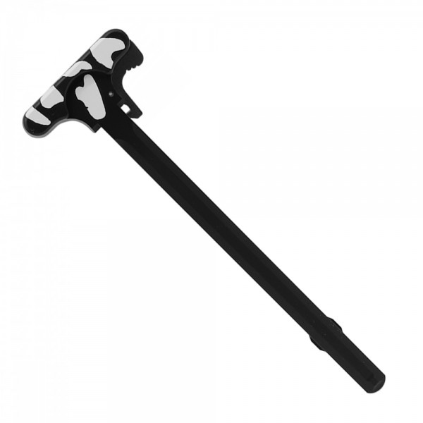 CERAKOTE CAMO| AR-15 Tactical Charging Handle| Black and Bright White