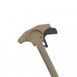 AR-15 Tactical "TALON" Style Charging Handle w/ Oversized Latch Non-Slip - FDE