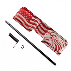 AR-15 Patriotic Engraving With 300 ACC Blackout - Red