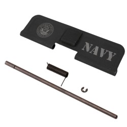AR-15 Ejection Port Dust Cover Engraving - Navy