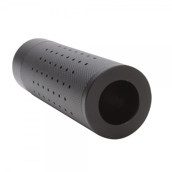 AR-15 .223 1/2"x28 Thread 3" Muzzle Brake Fake Can Mock -Over Barrel Exp.Thread with Gas Holes