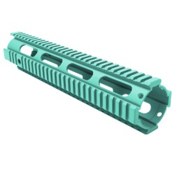AR-15 12" Mid Length Free Float Handguard - Cerakote - Robins Egg