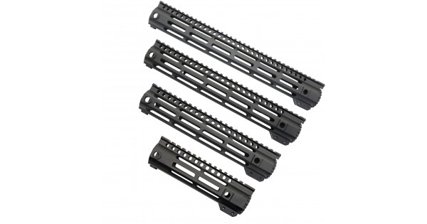 AR-15 Easy Install M-LOK Rail System-v2