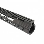 AR-15 Ultra Slim Keymod Handguards V2 W/ Steel Barrel Nut- 10 Inch 