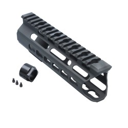 AR15 7" Custom Made In USA Super Slim Light Keymod Free Float Handguard  -GREY- (MADE IN USA)