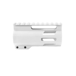 CERAKOTE WHITE| AR-15 4" M-Lok Super Slim Free Float Handguard