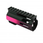 CERAKOTE GRADIENT PINK| AR-15 4" M-Lok Super Slim Free Float Handguard W/ 2" & 3" M-Lok Rail Sections