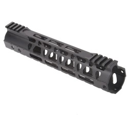 AR-10/LR-308 Custom USA Made  M-Lok Super Slim Light 10" Free Float Handguard w/Steel Barrel Nut (MADE IN USA)