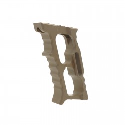 AR Large Cut Aluminum Foregrip -Cerakote FDE