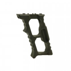 AR Large Cut Aluminum Foregrip -Cerakote ODG