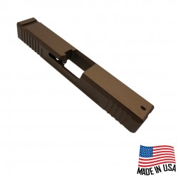 Glock 19 Custom Stripped Slide CERAKOTE BRONZE (Made in USA)