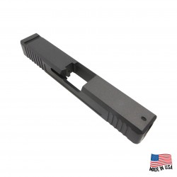 Glock 19 Custom Stripped Slide CERAKOTE Tungsten Gray (Made in the USA)