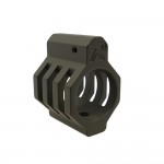 .750 Low Profile Steel Gas Block Caged with Roll Pins & Wrench -Cerakote OD Green (MADE IN USA)
