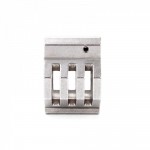 .750 Low Profile Steel Gas Block Caged with Roll Pins & Wrench -Matte Stainless Steel (MADE IN USA)