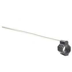 .750 Low Profile Micro "CAGED" Steel Gas Block (USA) and Pistol Length Stainless Gas Tube - Assembled (GTP, GBUS)