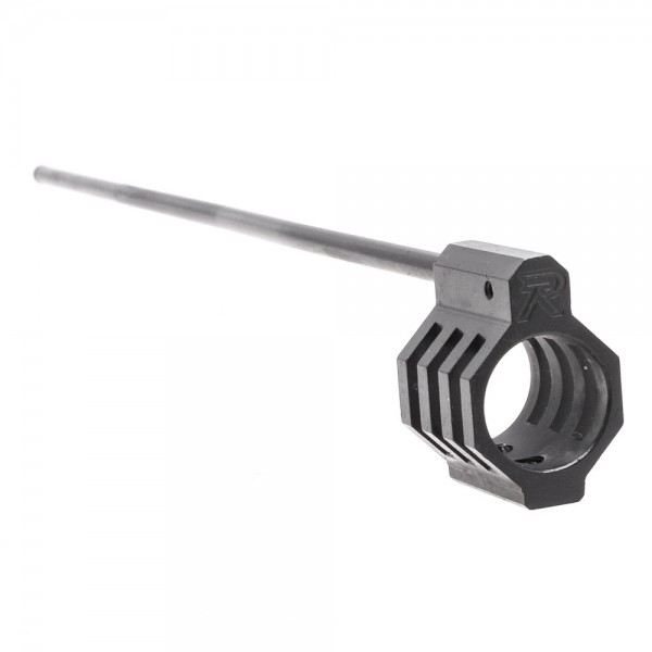 .750 Low Profile Micro "CAGED" Steel Gas Block (USA) and Rifle Length Stainless Gas Tube - Assembled (GTR, GBUS)