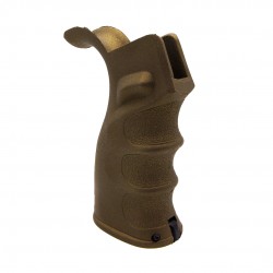 AR-15 Ergonomic Pistol Grip with Beavertail - Cerakote Burnt Bronze