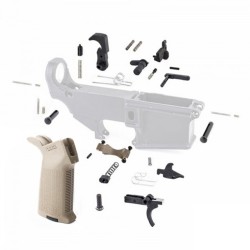 Lower Parts Kit w/ Magpul Flat Dark Earth Grip & Trigger Guard