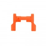 AR-15 Lower Parts Kit w/ Cerakote Hunter Orange Camo Grip (SAFETY OPTION)