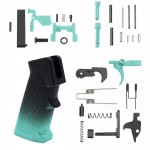 CERAKOTE GRADIENT ROBINS EGG| AR-15 Lower Receiver Parts Kit W/ Safety Option