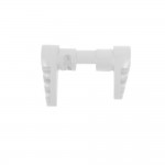 AR-15 Lower Parts Kit w/ Cerakote Bright White (SAFETY AND GRIP OPTION)