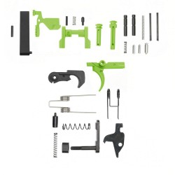 CERAKOTE ZOMBIE GREEN | AR-15 Lower Receiver Parts Kit (Without Grip & Screw) 