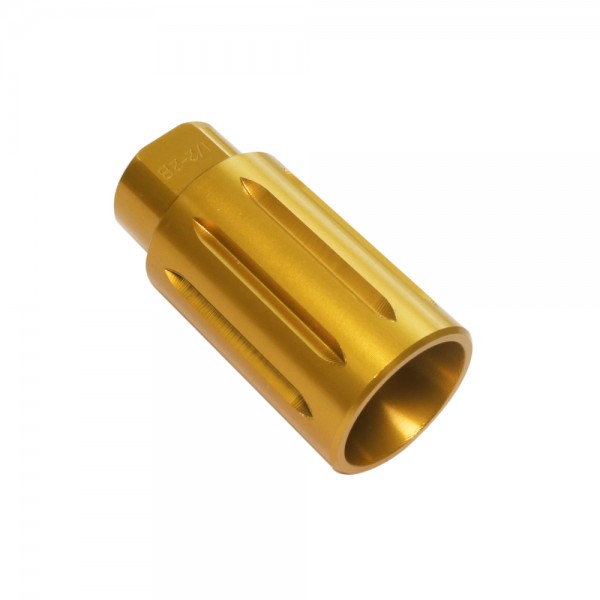 AR-15 Flash Can Muzzle Brake - Aluminum Blue