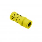 AR-15/.223/5.56 Ported Muzzle Brake Compensator ½”x28- Cerakote Lemon Zest