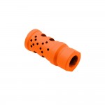 AR-15/.223/5.56 Ported Muzzle Brake Compensator ½”x28- Cerakote Hunter Orange