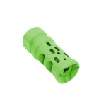 AR-15/.223/5.56 Ported Muzzle Brake Compensator ½”x28- Cerakote Zombie Green