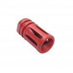 A2 Muzzle Brake for 1/2"x28 Pitch - 5 Ports - Cerakote RED