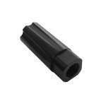 AR-15 Low Concussion Muzzle Brake Compensator for 1/2"x28 Pitch TPI Knurled - 6 ports (Made in USA)