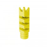 AR-15/.223/5.56 Shark Muzzle Brake 1/2x28 Pitch Thread - Cerakote Lemon Zest