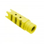 AR-15/.223/5.56 Shark Muzzle Brake 1/2x28 Pitch Thread - Cerakote Lemon Zest