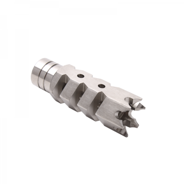 thumbnail image 2 of 223 / 5.56 Shark Muzzle Brake 1/2x28 TPI – Includes Crush Washer & Jam Nut – Made In USA 2 of 5
