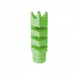 AR-15/.223/5.56 Shark Muzzle Brake 1/2x28 Pitch Thread - Cerakote Zombie Green