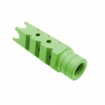 AR-15/.223/5.56 Shark Muzzle Brake 1/2x28 Pitch Thread - Cerakote Zombie Green