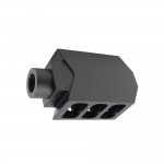 Barrett Style "Tanker" AR15 Muzzle Brake - Black
