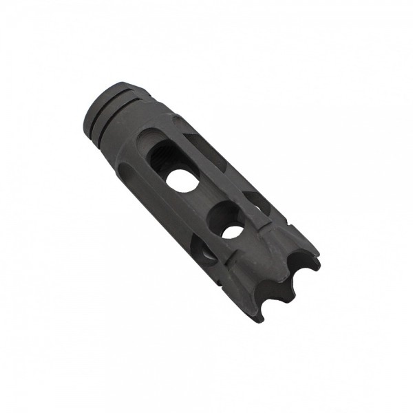 AR-10 Custom ported muzzle brake “The castle” for 5/8x24 pitch 