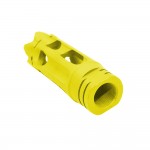 AR-15/.223/5.56 Custom Ported Muzzle Brake - Cerakote Lemon Zest