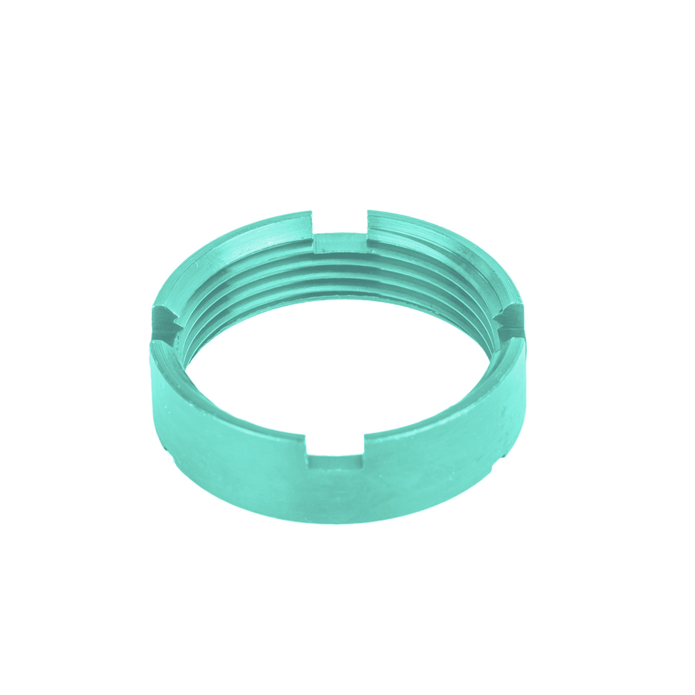 Steel Castle Nut Cerakote Robins Egg