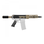 AR-15 5.56 NATO 7'' PISTOL KIT - BILLET UPPER WITH 7'' HANDGUARD- CERAKOTE COLOR ACCENT BUNDLE