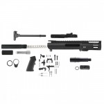 AR-40 4.5" SLICK SIDE UPPER RECEIVER PISTOL BUILD KIT W/4" M-LOK HANDGUARD- BCG-LPK &  Pistol Tube Kit